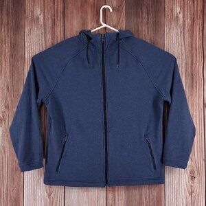 *FLAWS* Public Rec Mens Size XL Navy Blue Weekend Full Zip Hoodie Jacket